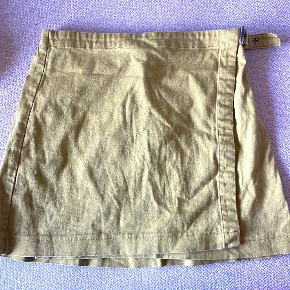 Green skirt